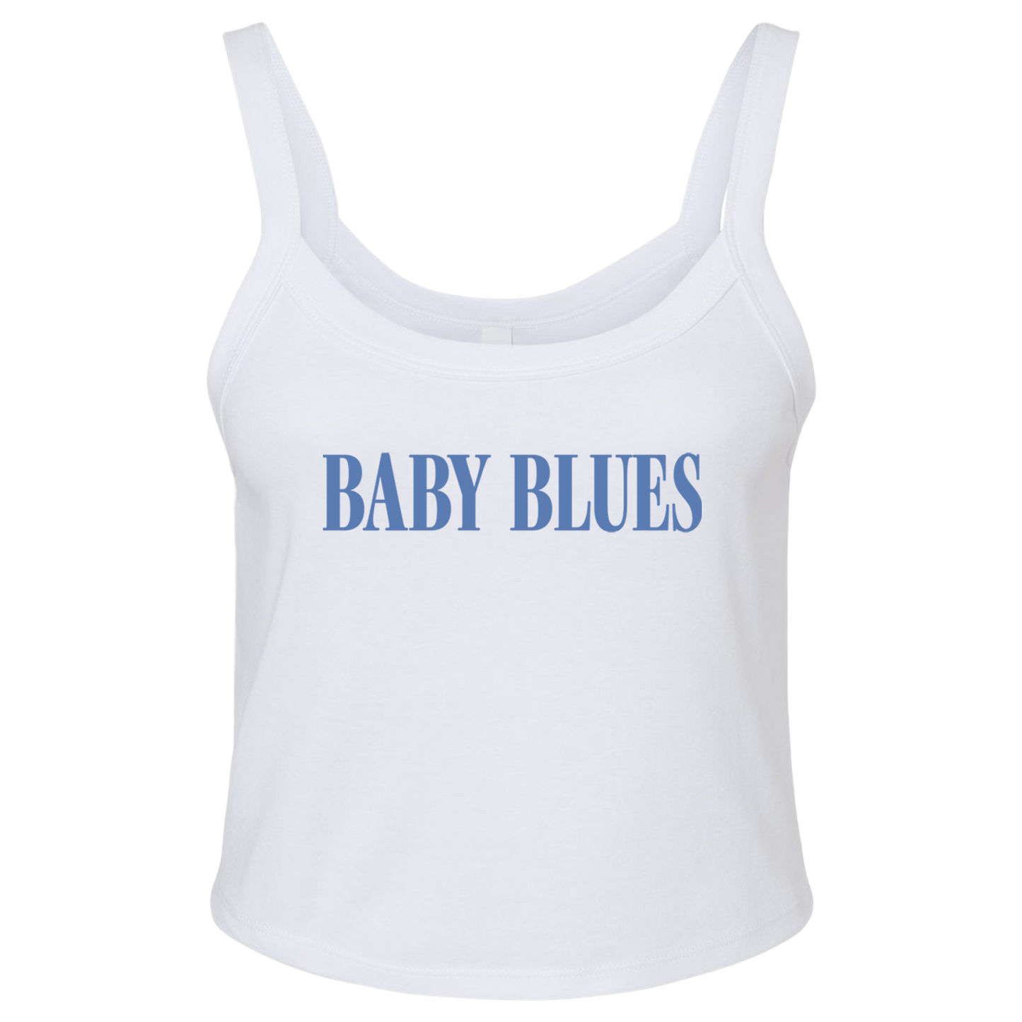 Baby Blues White Tank