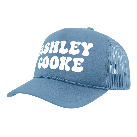 Ashley Puff Logo Trucker